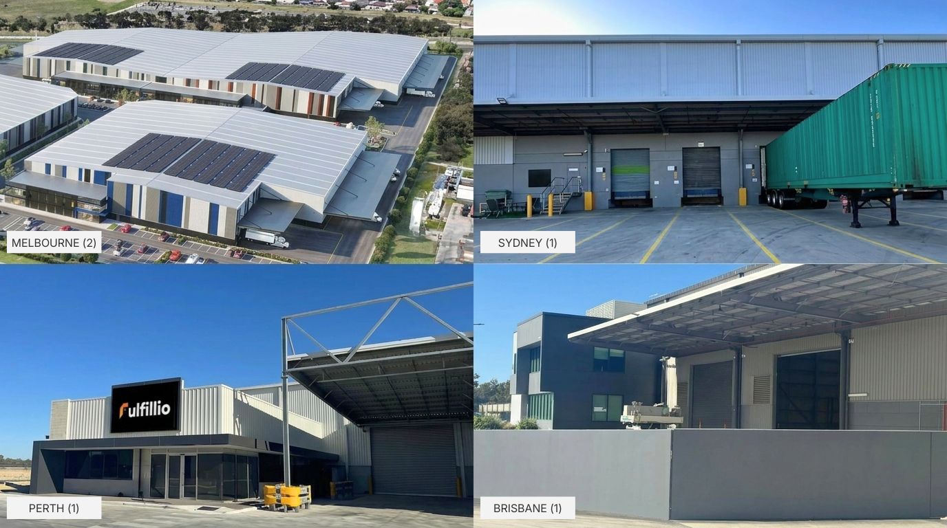 Fulfillio national distribution network Australia