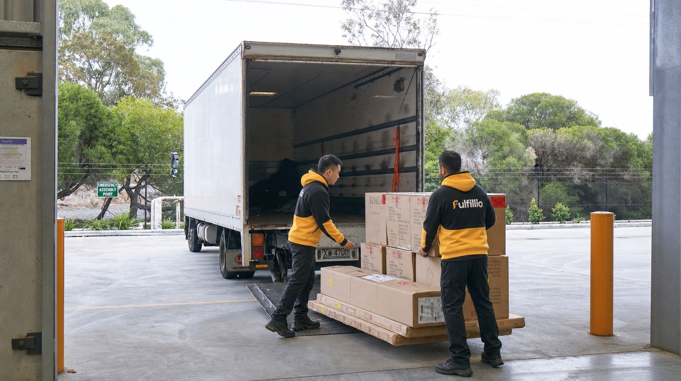 Fulfillio delivery truck Australia