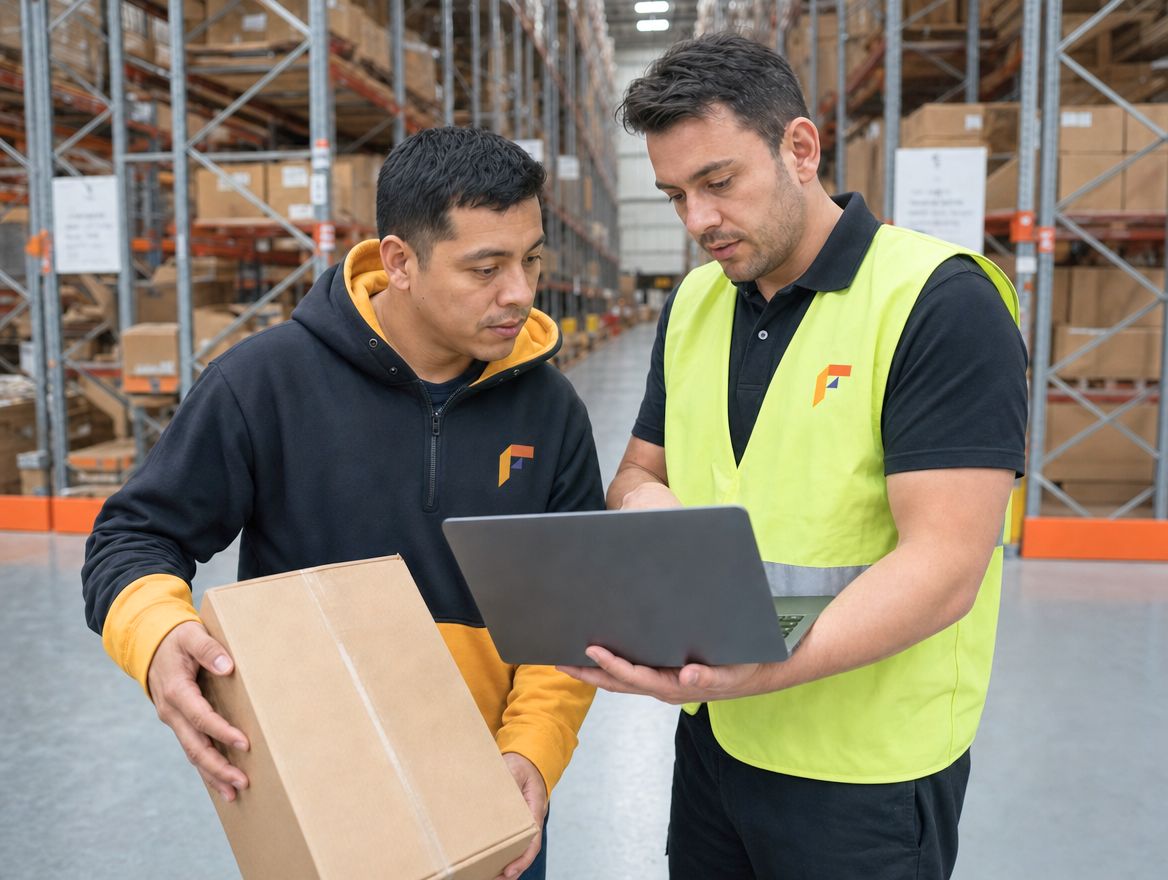 Fulfillio electric forklift warehouse